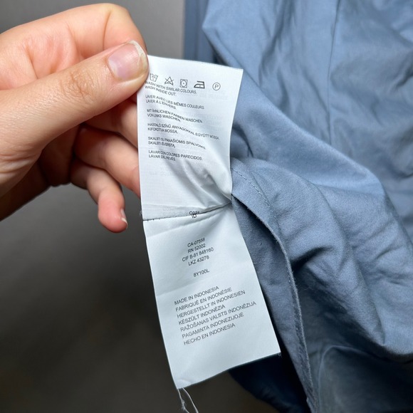 Mexx Women's Blue Long Sleeve Button Down Shirt Casual Business Career 12 preppy - Picture 7 of 8